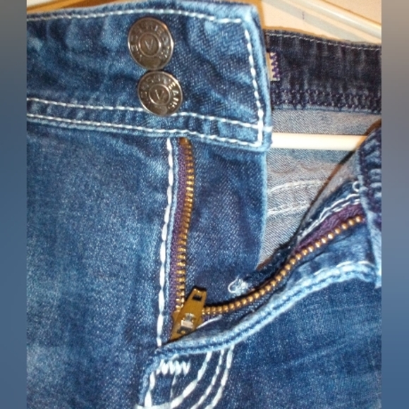 Women's Vigoss Size 15/33 Bootcut Jeans with Rhinestones on back pockets - Picture 4 of 13